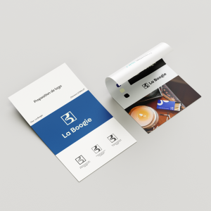 Template présentation logo